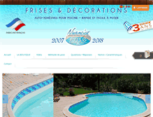 Tablet Screenshot of frise-piscine.com